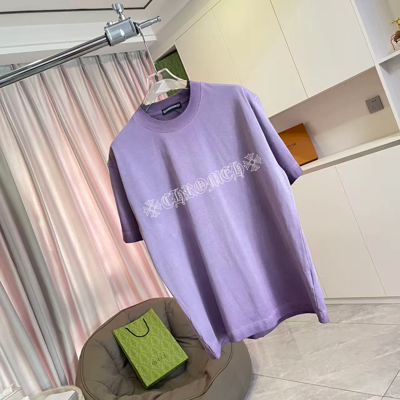 ch *2026 New Arrival t g Same Style Size：S M L XL XXL ：White Purple Gray